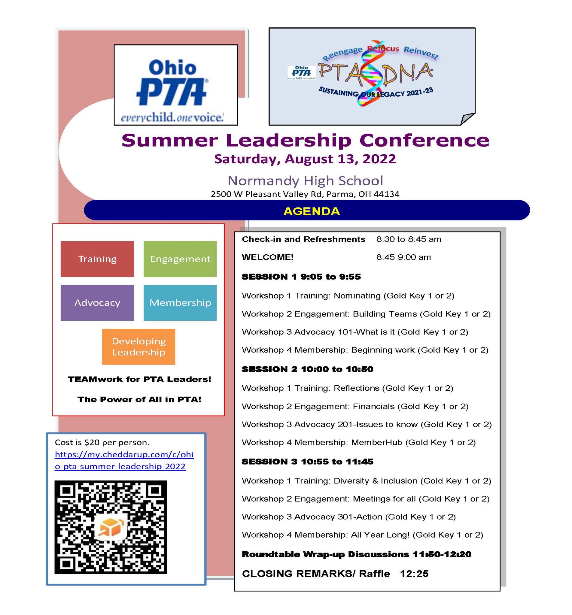 Summer Leadership Conference Ohio PTA